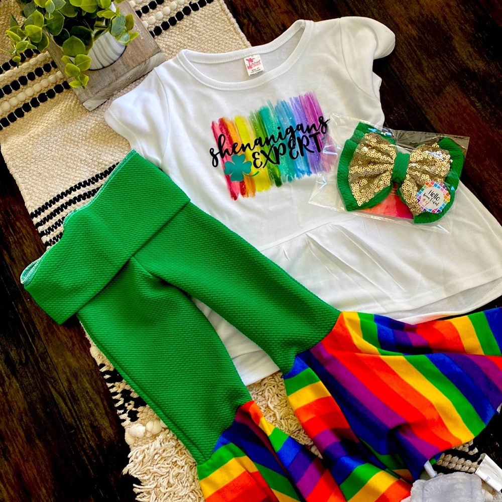 Toddler girls boutique set